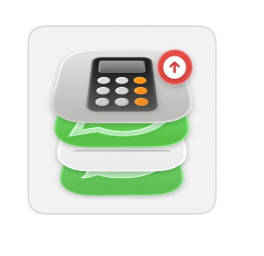 Ícone do Launch Stack do AppTela com emblema vermelho